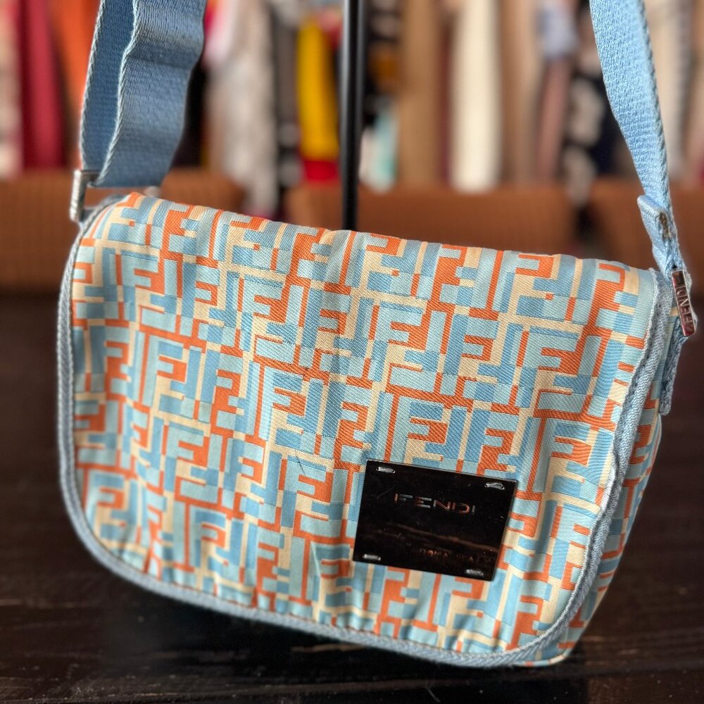 Fendi Zucca Multicolored Crossbody Bag